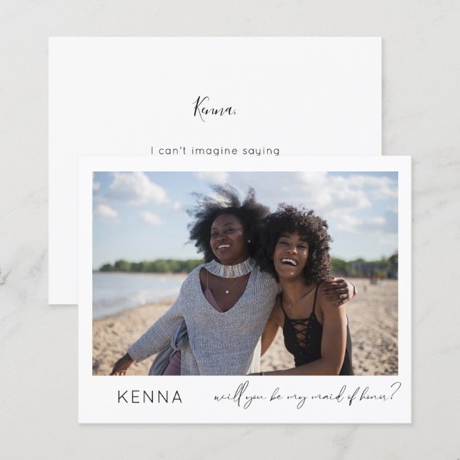 Foto "Budget be My Trauzeugin" (Vorne/Hinten)