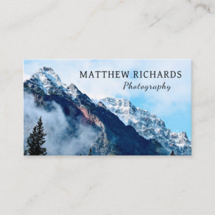 Foto Business Card für moderne Fotografie Visitenkarte