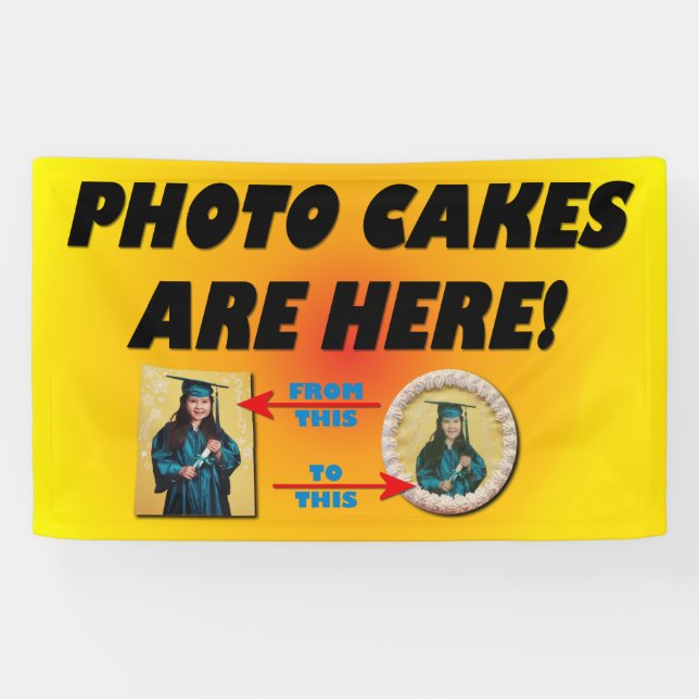 Foto Cakes sind hier! Banner (Horizontal)