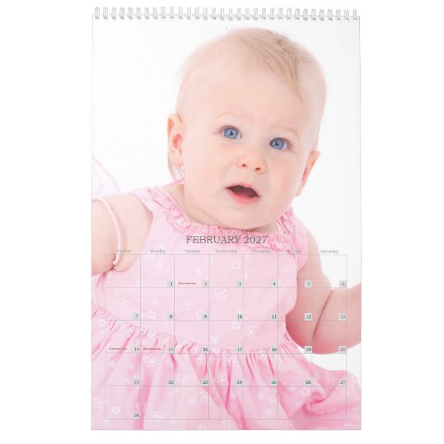 Foto Calendar Single Page Kalender (Feb 2027)