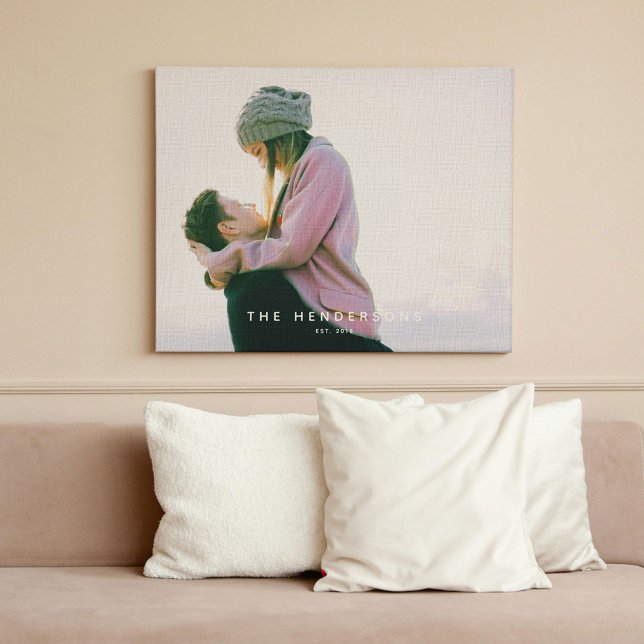 Foto-Canvas für moderne Kunden Leinwanddruck (Modern Custom Family Photo Canvas Print)