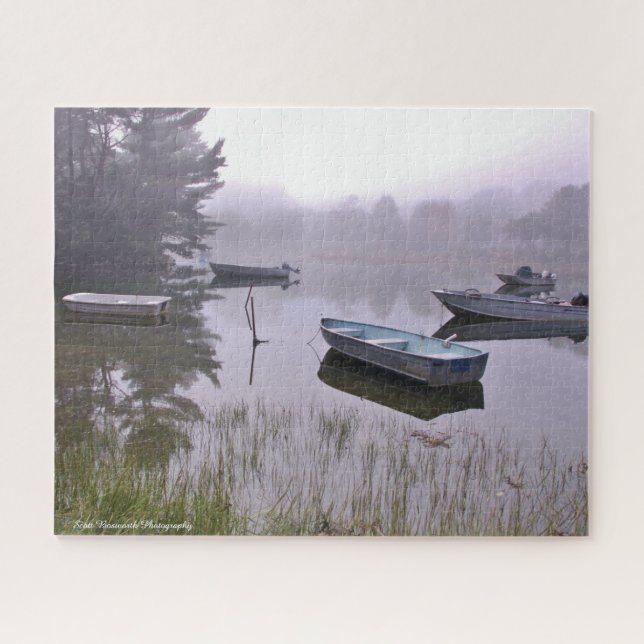 Foto - Cape Neddick Pond, Maine - Jigsaw Puzzle (Horizontal)