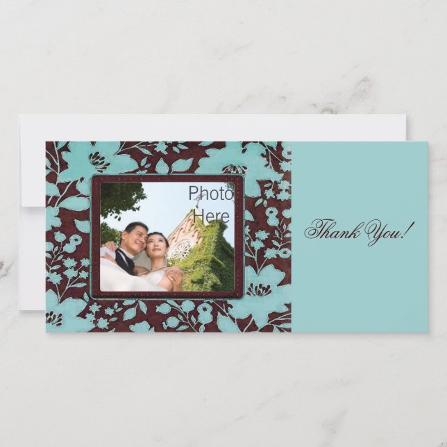 Foto Cards - Vielen Dank für Ihre Hochzeit Foto Be Dankeskarte (Vorderseite)