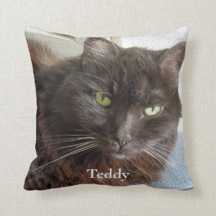 Foto Cat Personalisiert Name  Kissen
