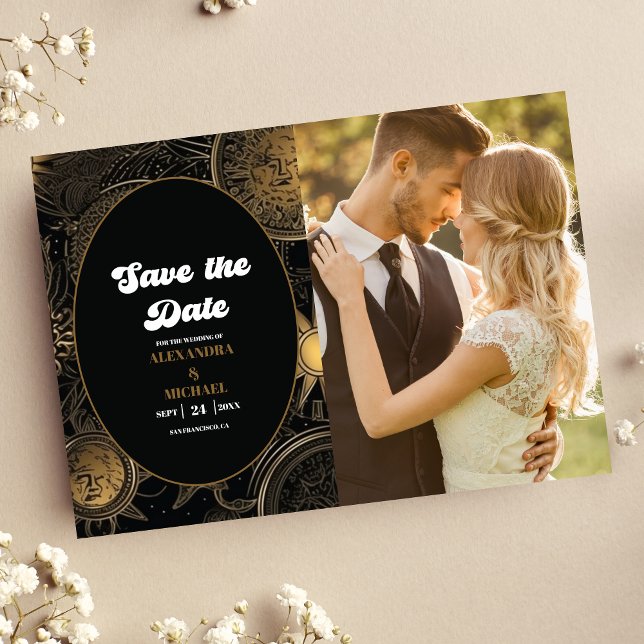Foto Celestial Black Save The Date (Von Creator hochgeladen)