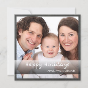 Foto-Chalkboard für Happy Holidays Family