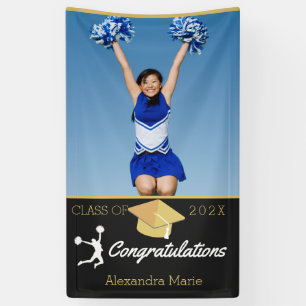 Foto Cheerleader Black Abschluss Gratulation Banner