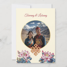 Foto Cherry Blossom tibetische Hochzeit