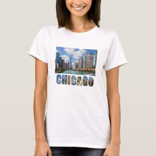 Foto Chicago River Skyline T-Shirt