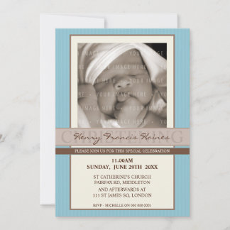 FOTO CHRISTENING ERSUCHT :: Eleganz 8P Einladung