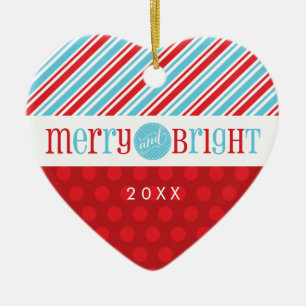 FOTO CHRISTMAS ORNATION :: fröhlich & hell 1 Keramikornament