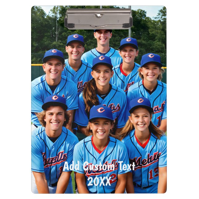 Foto-Coach Familie Foto personalisiert Klemmbrett (Vorderseite)