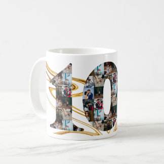 Foto Collage 10 Jahre Jubiläumsgeschenke pro Jahr Kaffeetasse