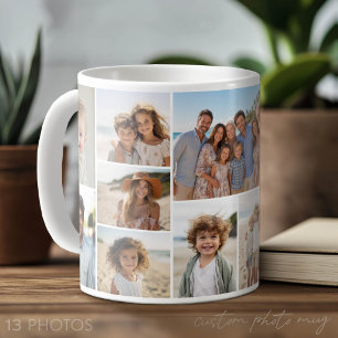 Foto-Collage - 13 Bilder modernes minimales Raster Kaffeetasse