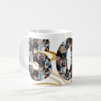 Foto Collage 50 Jahre Jubiläumsgeschenke pro Jahr Kaffeetasse