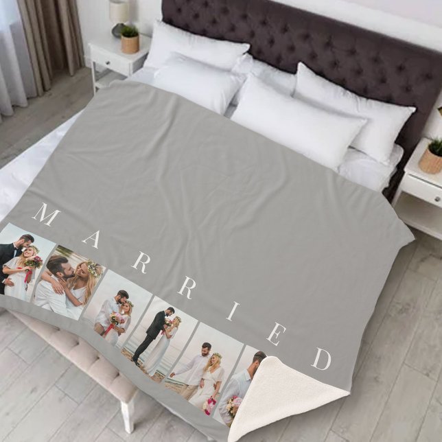 Foto Collage 7 Foto VERHEIRATET grau Sherpadecke (Von Creator hochgeladen)