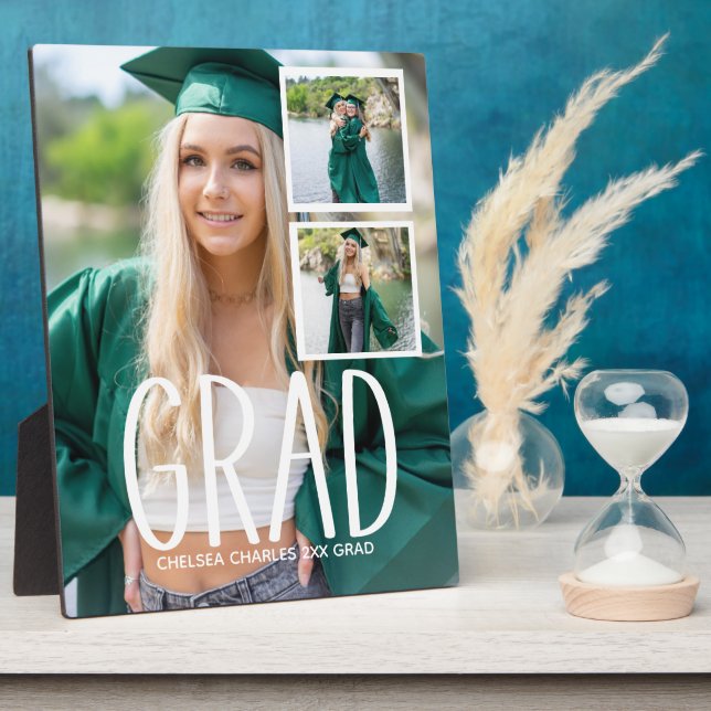 Foto Collage Abschluss Plaque mit Easel Fotoplatte (Seite)