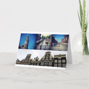 Foto Collage Amsterdam 2 Karte