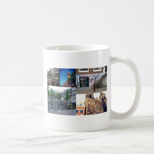 Foto Collage Amsterdam 4 Kaffeetasse (Rechts)