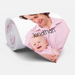 Foto Collage Bester Vater je Vatertag Neck Tie Krawatte
