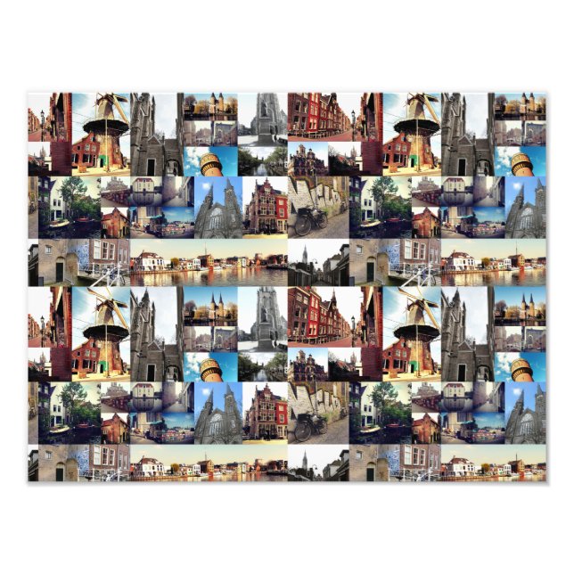 Foto Collage Delft 6 (Vorne)