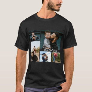 Foto-Collage des personalisierten Vaters T-Shirt