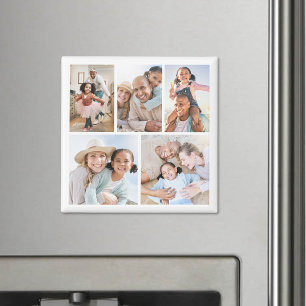 Foto Collage Einfaches Elegantes Bild Magnet