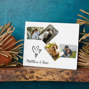 Foto Collage Einzigartiges Geschenk für Paare Hoch Fotoplatte