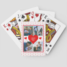Foto Collage Familie Personalisiertes Valentinherz