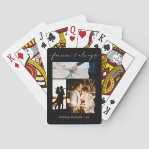 Foto Collage für immer und immer modern Spielkarten