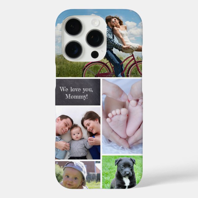 Foto-Collage für personalisierte Erinnerungen iPhone 16 Pro Hülle (Rückseite)