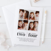 Foto Collage Gemeinsame Geburtstagseinladung