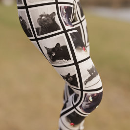 Foto Collage Gerahmte Foto-Leggings für Haustiere Leggings