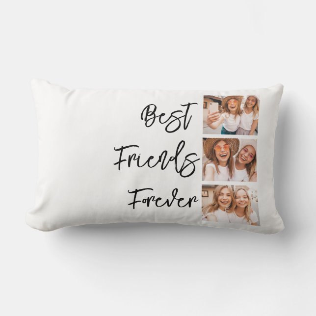 Foto Collage Geschenk für ein freischaffendes Kiss Lendenkissen (Vorderseite)
