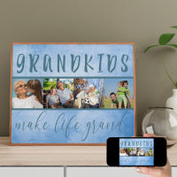 Foto Collage - Großkinder machen Life Grand Blue