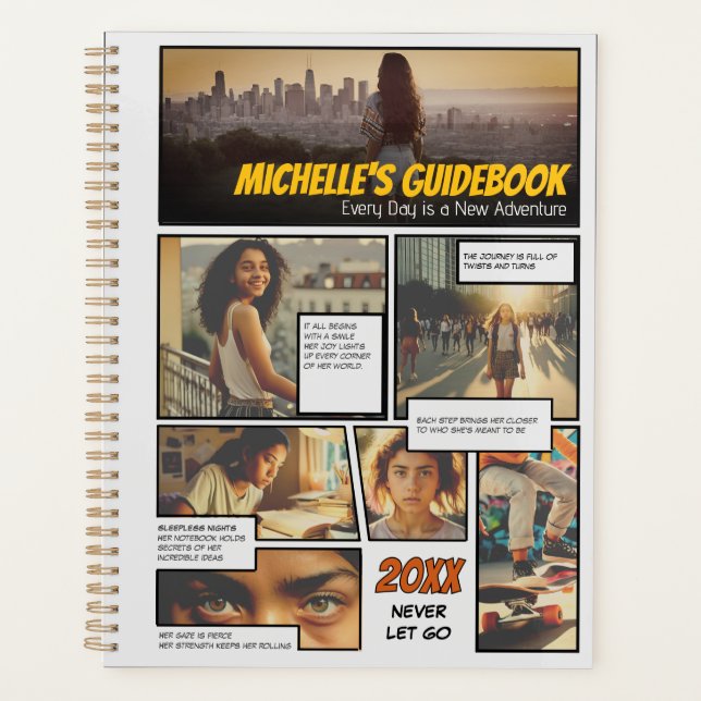 Foto Collage Guide for Girls: Grafisches neuartige Planer (Vorderseite)
