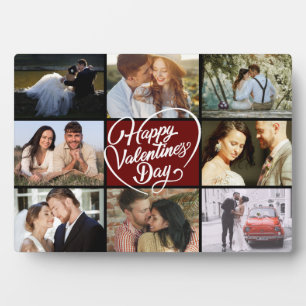 Foto Collage Happy Valentine's Day Fotoplatte