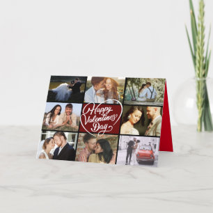 Foto Collage Happy Valentine's Day Karte