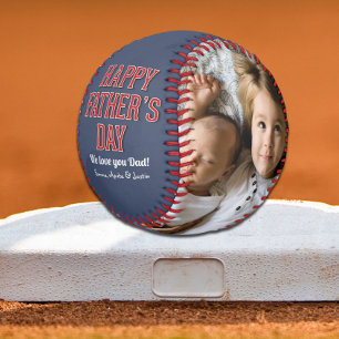 Foto Collage Happy Vatertag Baseball