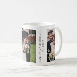 Foto-Collage Hochzeit Brautjungfer Danke Kaffeetasse