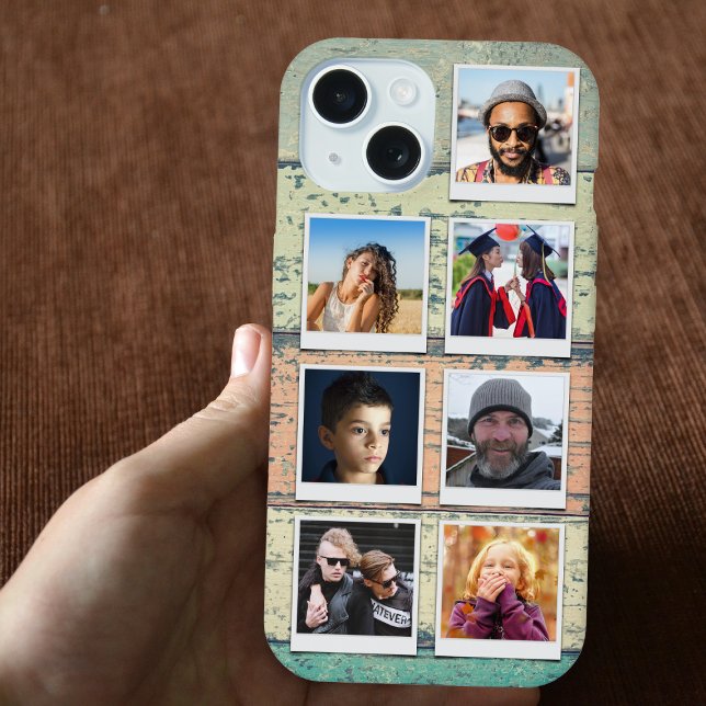 Foto-Collage iPhone 15 Hülle (iPhone case with 7 custom photos)