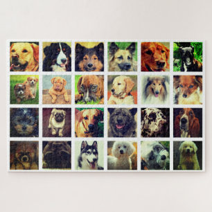 Foto Collage Jigsaw Puzzle von Hunden
