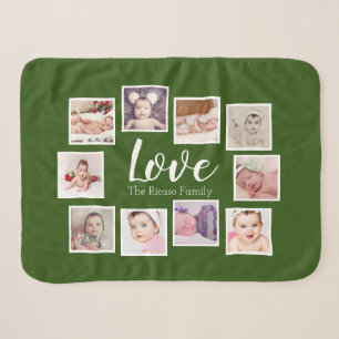 Foto Collage LIEBE als einzigartig Personalisiert Sherpadecke