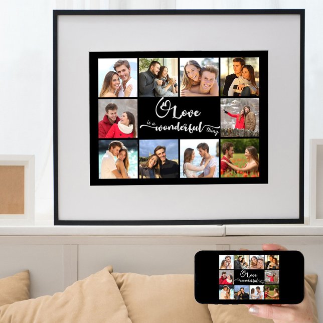 Foto Collage Liebe ist eine wunderbare Sache 10 Bi Poster (Von Creator hochgeladen)