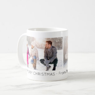 Foto Collage Minimaler Weihnachtskalender Kaffeetasse