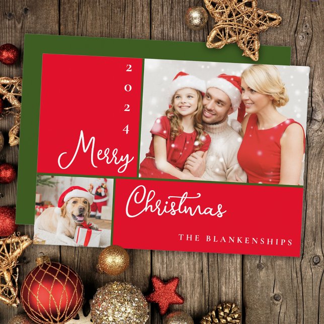 Foto Collage Modernes Skript Weihnachten (Von Creator hochgeladen)
