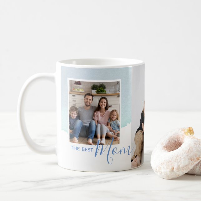 Foto Collage Mother's Day Coffe Kaffeetasse (Mit Donut)