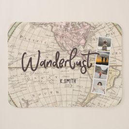 Foto Collage of Travel Erinnerungen. Wanderlust. Sherpadecke