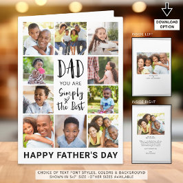 Foto Collage Personalisiert Feiertagskarte