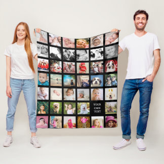 Foto Collage Produktfamilie Design Ihr eigenes Mul Fleecedecke